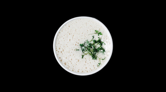 Broxoccino mit Hericium Vitalpilzbrühe