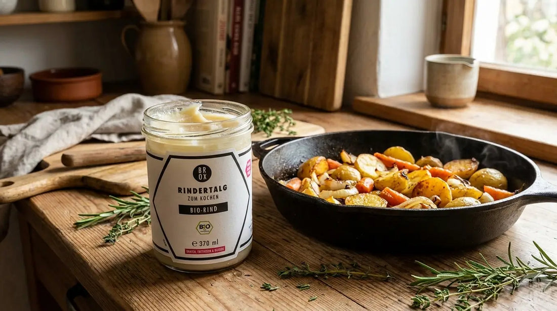 Bio-Rindertalg: Hocherhitzbar, cremig, aromatisch