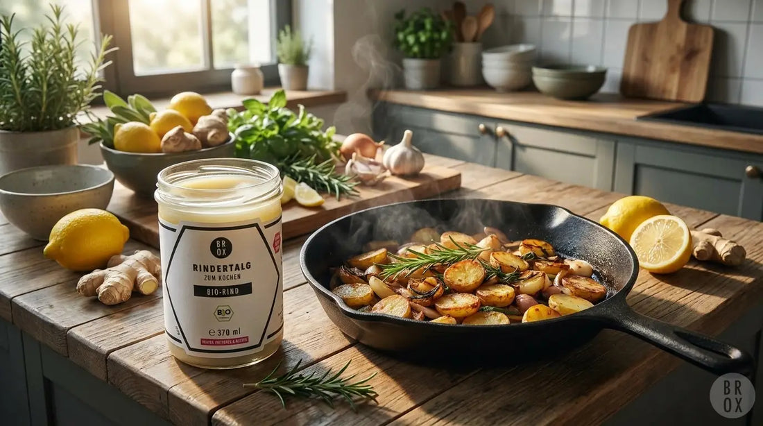 Bio-Rindertalg richtig verwenden: Braten, Backen, Frittieren