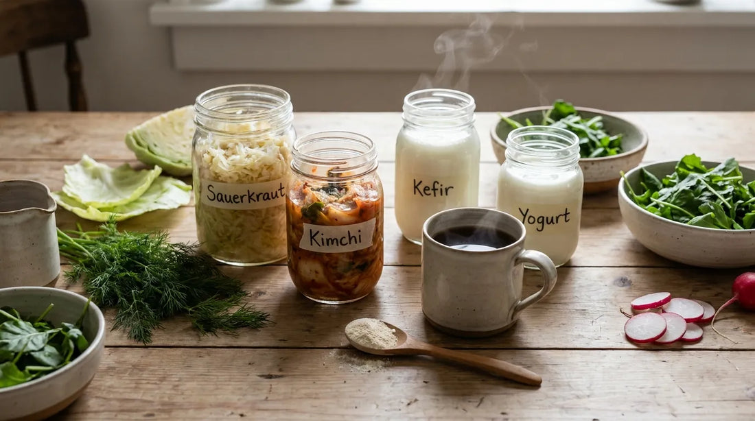 Fermentierte Snacks, Brühen oder Probiotika: Was 2026 bei Darmgesundheit besonders gefragt ist
