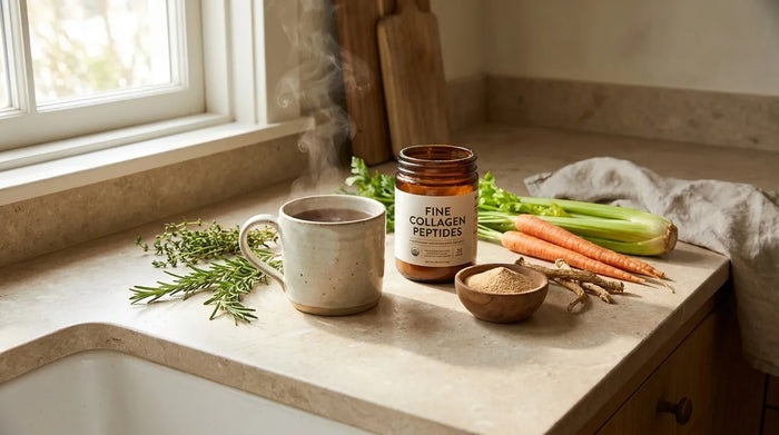 Bone Broth Protein, Kollagenpulver oder Knochenbrühe Pulver: Welche Option passt 2026 zu Alltag, Haut und Darmgesundheit?