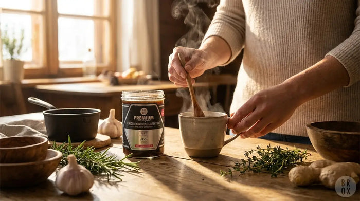 Knochenbrühen-Konzentrat: schnell trinken & kochen