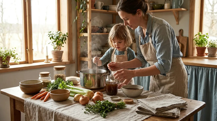 Nachhaltige Ernährung mit Knochenbrühe: Wie Bio-Haltung, Nose-to-Tail und Verpackung zusammenhängen