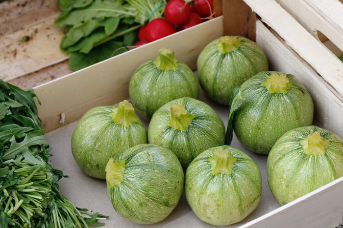 Geröstete Ofenzucchini in Olivenöl
