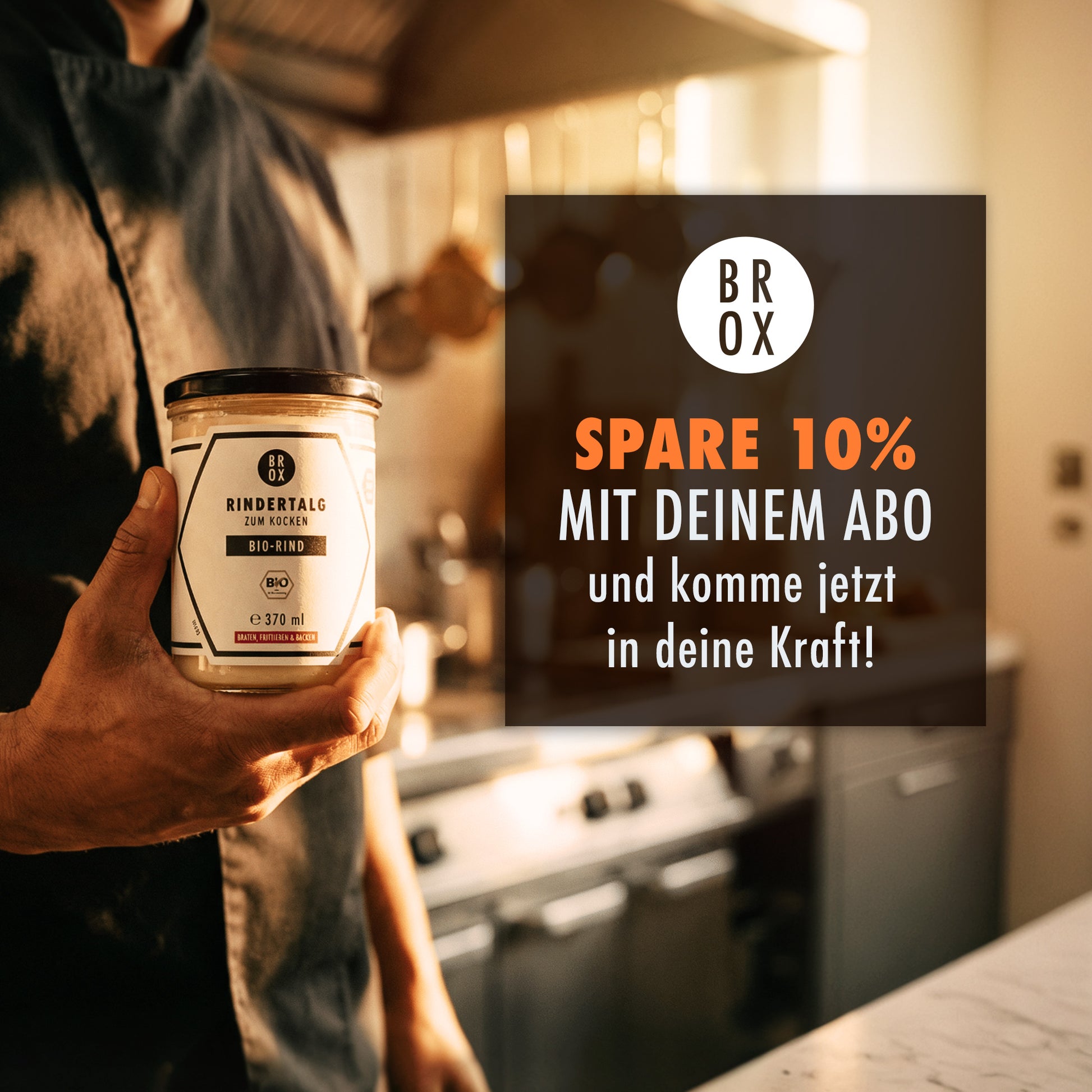 Bio Bio-Rindertalg Weiderind im Glas –Lichter