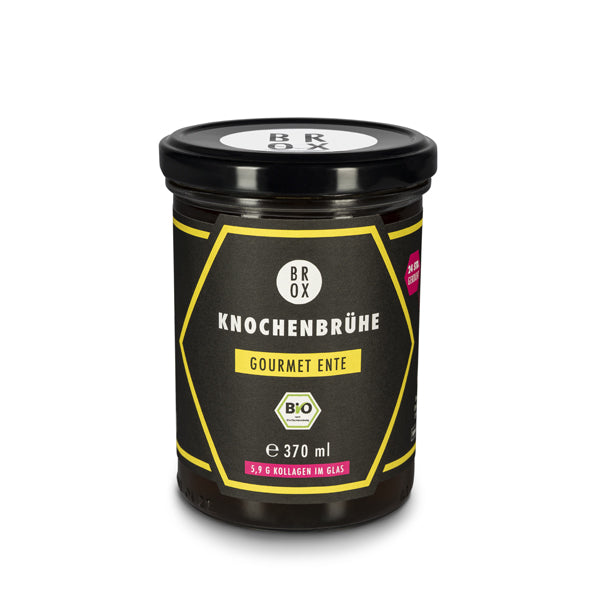 Bio Knochenbrühe Gourmet Ente im Glas – Premium Kollagen