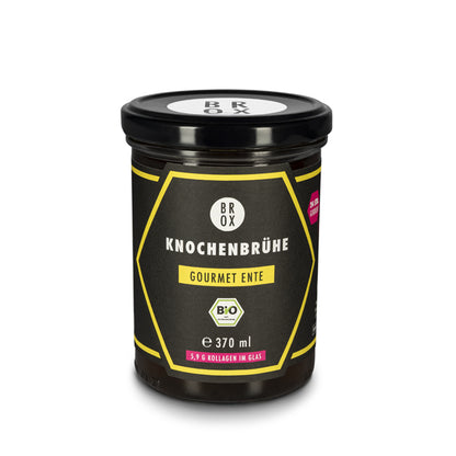 Bio Knochenbrühe Gourmet Ente im Glas – Premium Kollagen