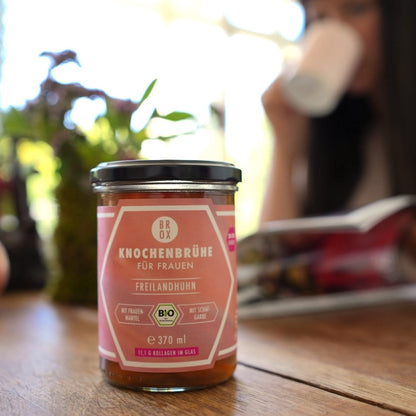 Bio Knochenbruhe Her im Glas – Kaffeetasse