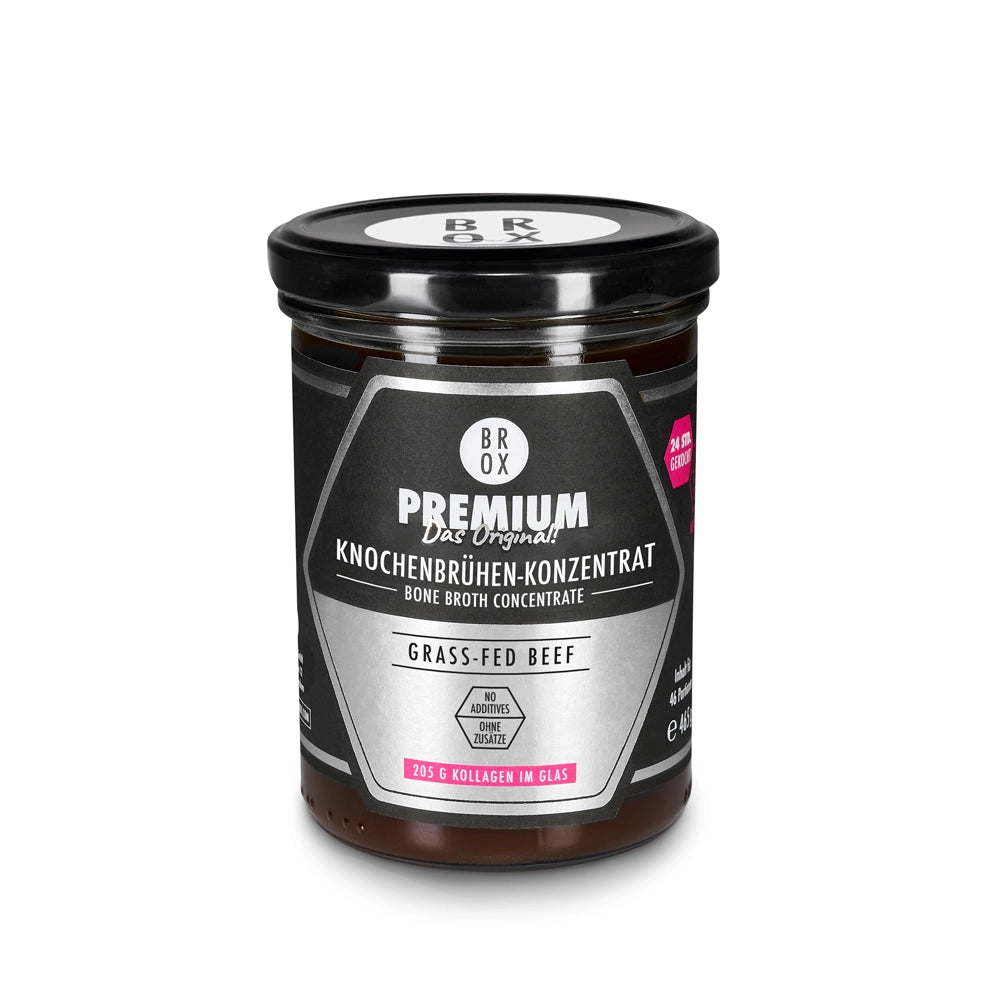 Bio Knochenbrühen-Konzentrat Weiderind im Glas –  glas