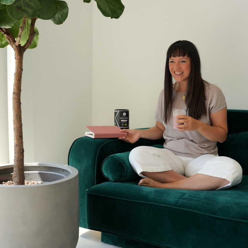 BioKollagenpulver vom Bio-Weiderind  im Glas – Couch
