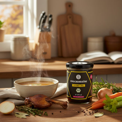 Knochenbrühe Gourmet Ente