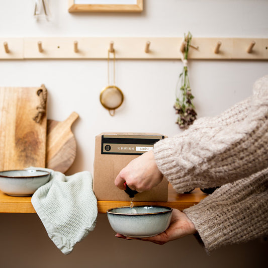 Bio 5 Liter Pflanzliche Kraftbrühe Gemüse im Glas – teesieb