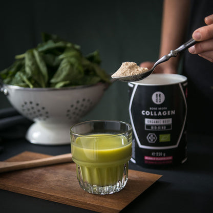 Bio 3-Monatsvorrat Kollagenpulver vom Bio-Weiderind  im Glas – saft